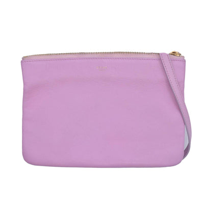 $1250 Celine Pink Leather Small Trio Crossbody Bag CONSIGNMENT