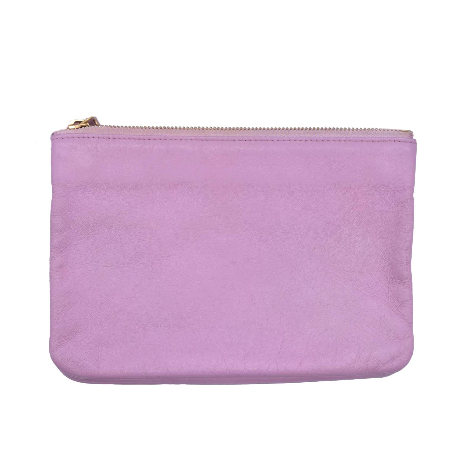 $1250 Celine Pink Leather Small Trio Crossbody Bag CONSIGNMENT