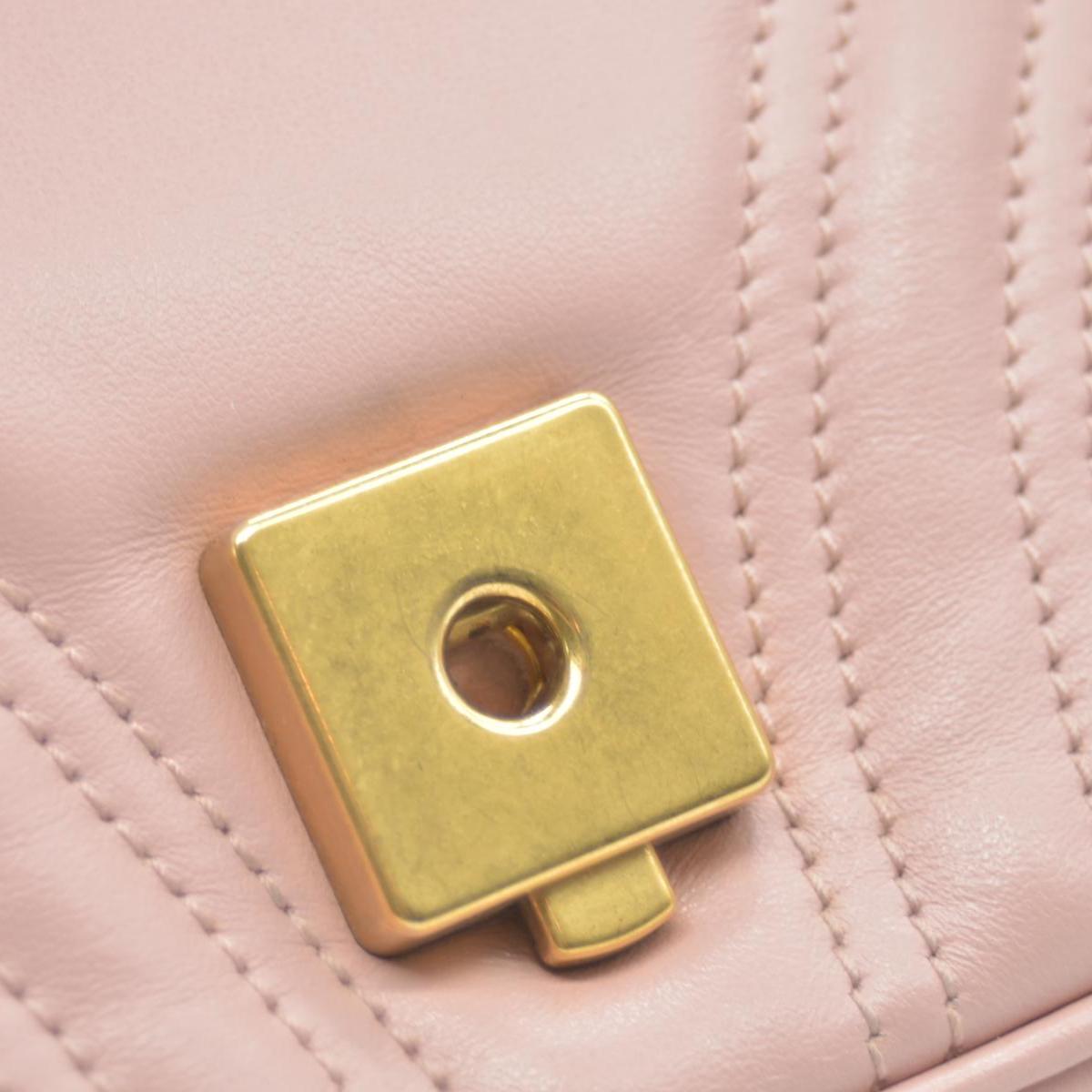 $2850 Gucci Calfskin Matelasse Small GG Marmont Shoulder Bag  CONSIGNMENT