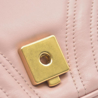$2850 Gucci Calfskin Matelasse Small GG Marmont Shoulder Bag  CONSIGNMENT