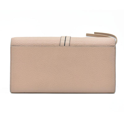 Chloe Alphabet Leather Bifold Long Wallet