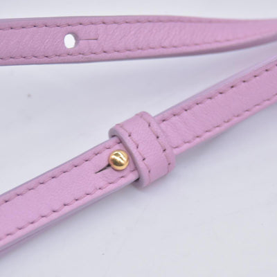 $1250 Celine Pink Leather Small Trio Crossbody Bag CONSIGNMENT 10020876