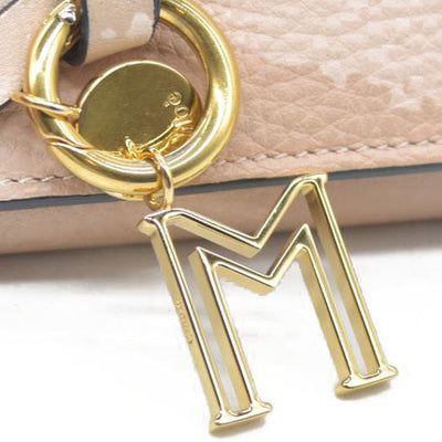 Chloe Alphabet Leather Bifold Long Wallet