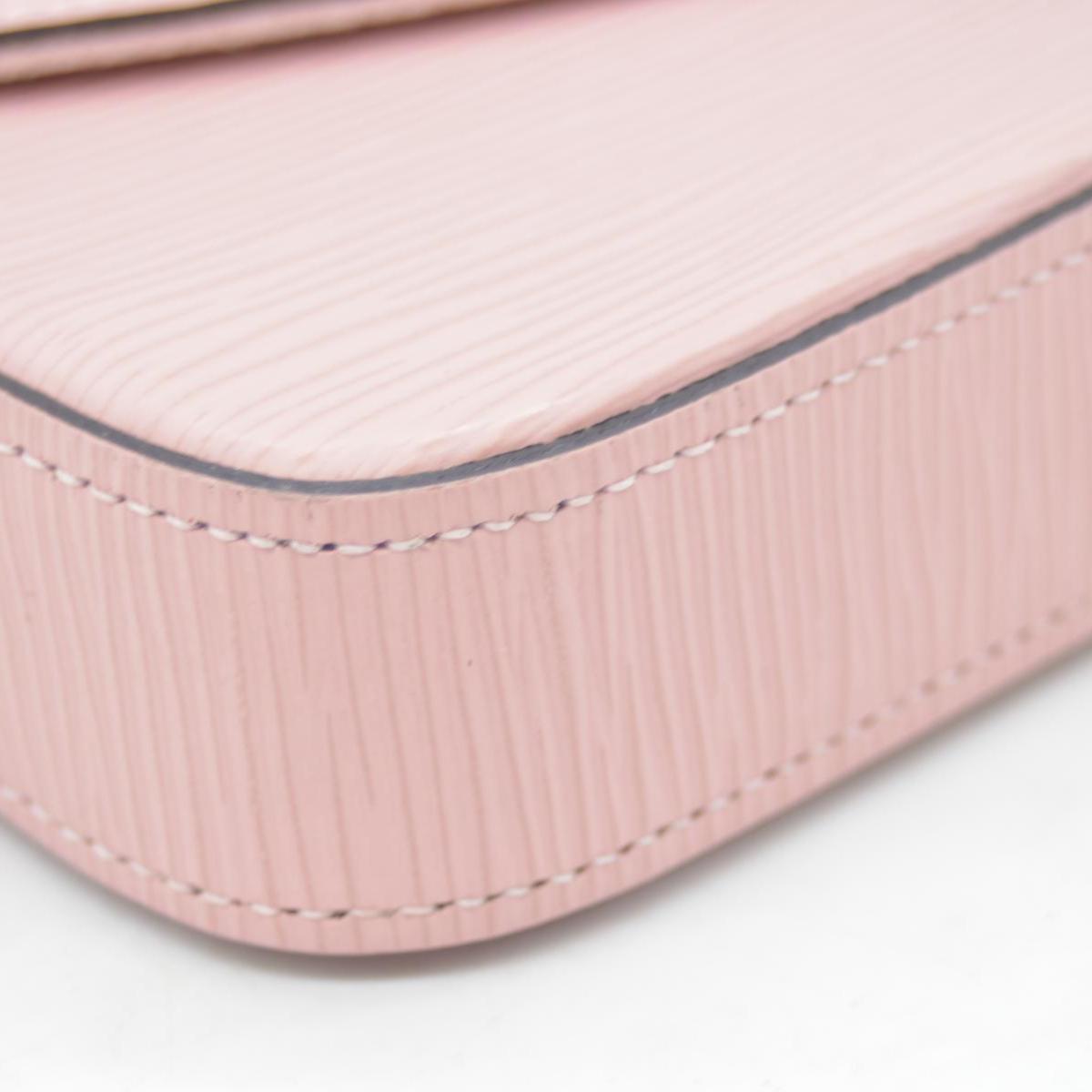 $1770 2017 Louis Vuitton Epi Leather Pochette Felicie Rose Ballerine CONSIGNMENT TJ3107