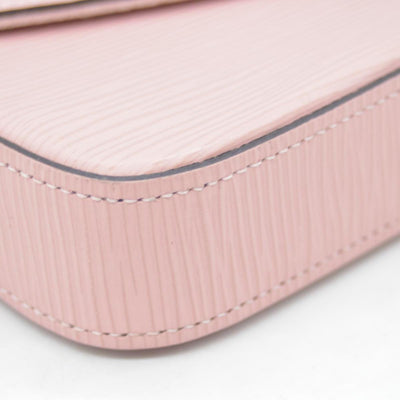 $1770 2017 Louis Vuitton Epi Leather Pochette Felicie Rose Ballerine CONSIGNMENT TJ3107