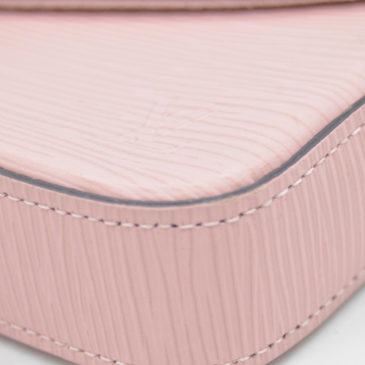 $1770 2017 Louis Vuitton Epi Leather Pochette Felicie Rose Ballerine CONSIGNMENT TJ3107