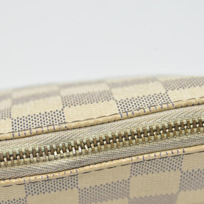 $1290 2012 Louis Vuitton Damier Azur Pochette Accessories NM CA4142