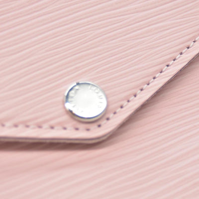 $1770 2017 Louis Vuitton Epi Leather Pochette Felicie Rose Ballerine CONSIGNMENT TJ3107