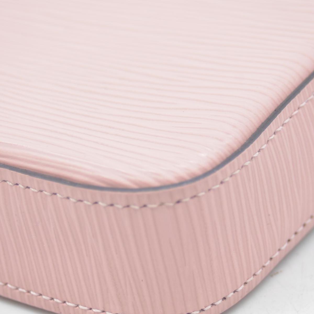 $1770 2017 Louis Vuitton Epi Leather Pochette Felicie Rose Ballerine CONSIGNMENT TJ3107