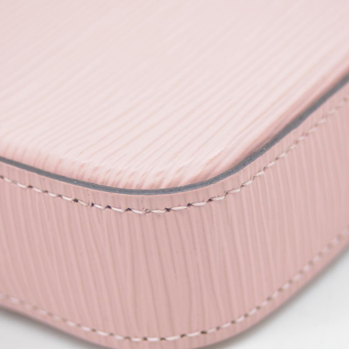 $1770 2017 Louis Vuitton Epi Leather Pochette Felicie Rose Ballerine CONSIGNMENT TJ3107