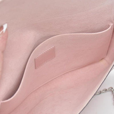 $1770 2017 Louis Vuitton Epi Leather Pochette Felicie Rose Ballerine CONSIGNMENT TJ3107