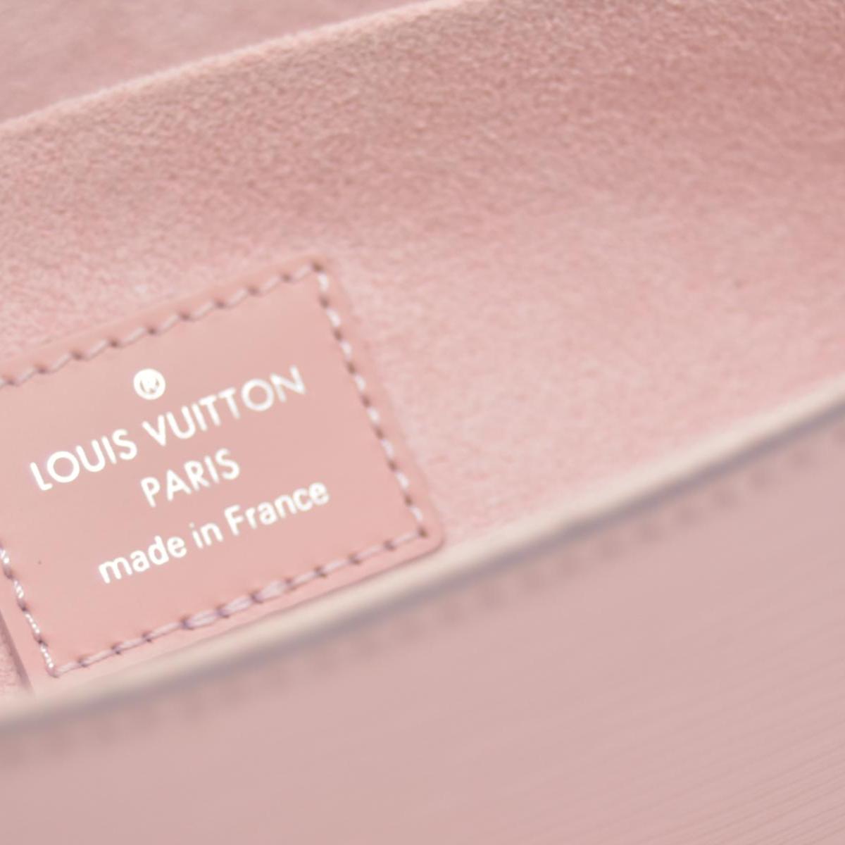 $1770 2017 Louis Vuitton Epi Leather Pochette Felicie Rose Ballerine CONSIGNMENT TJ3107