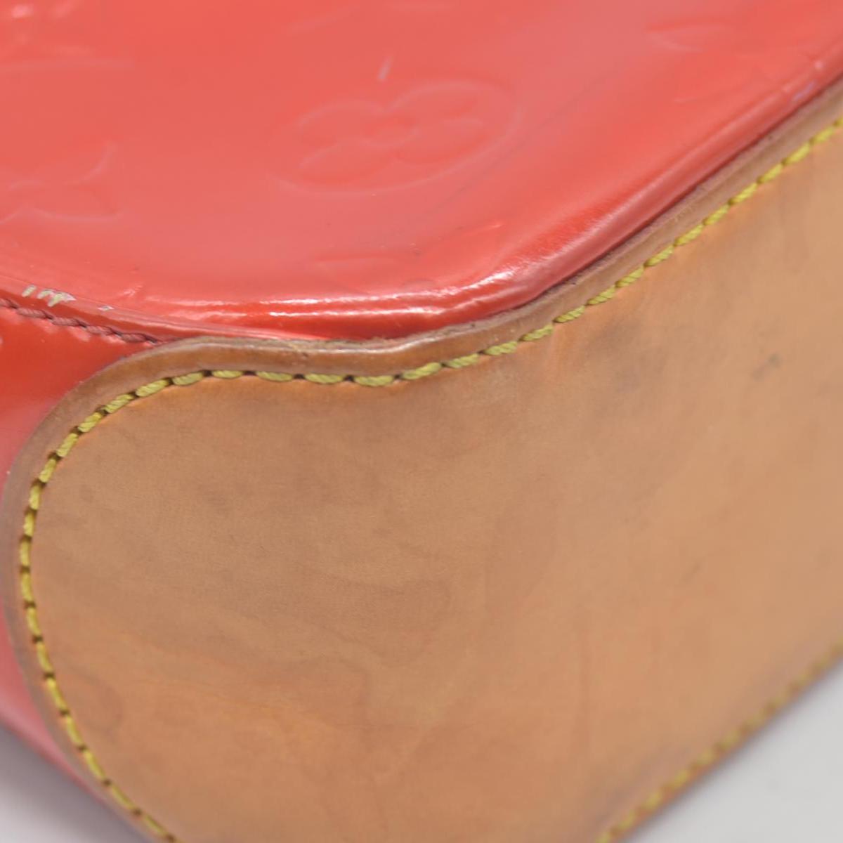 $810 2004 Louis Vuitton Vernis Mallory Square Pink CA1014