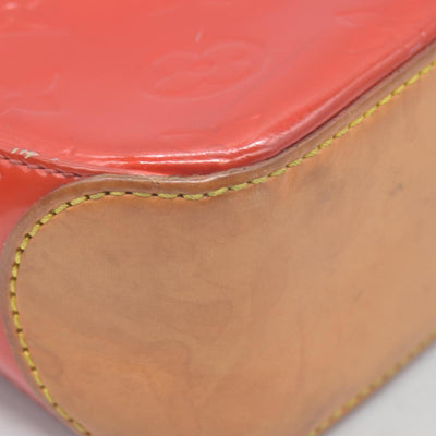 $810 2004 Louis Vuitton Vernis Mallory Square Pink CA1014