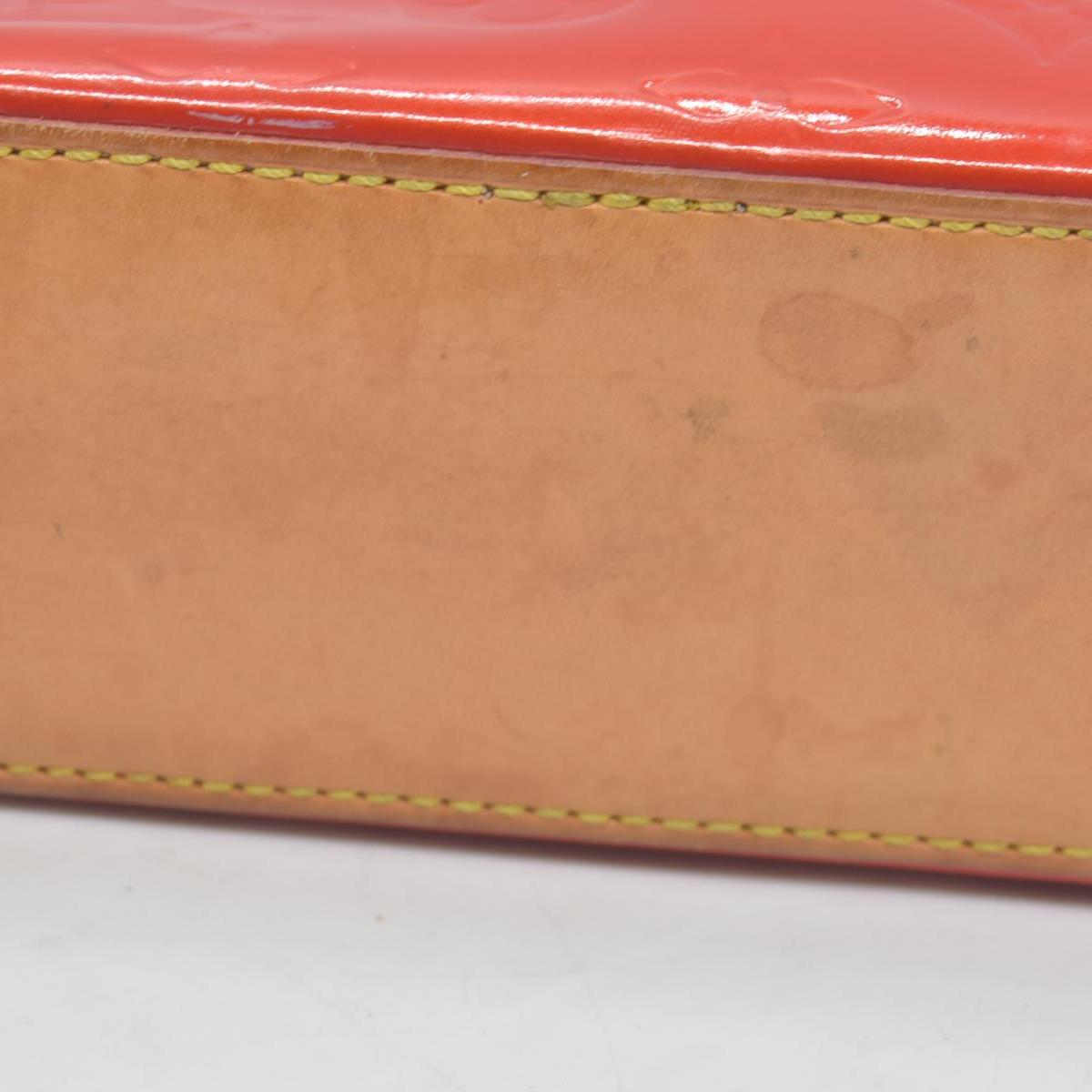 $810 2004 Louis Vuitton Vernis Mallory Square Pink CA1014