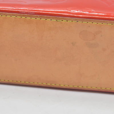 $810 2004 Louis Vuitton Vernis Mallory Square Pink CA1014