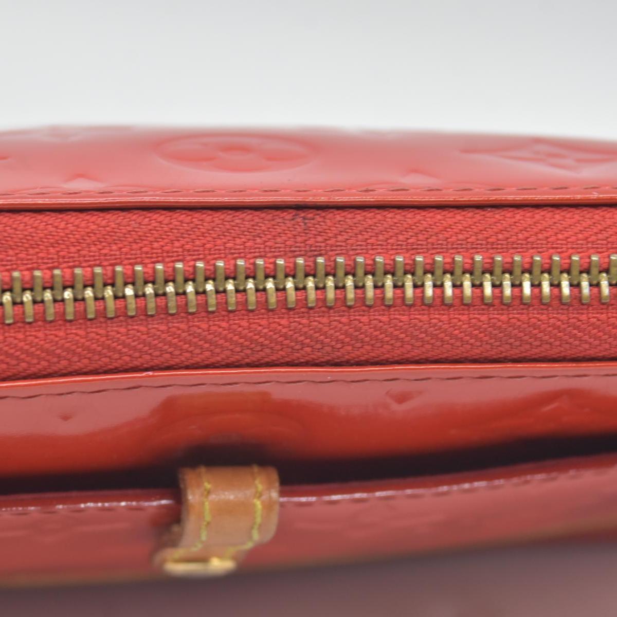 $810 2004 Louis Vuitton Vernis Mallory Square Pink CA1014