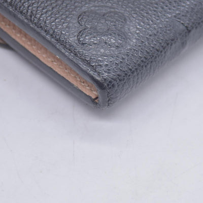 $800 2016 Louis Vuitton Monogram Empreinte Leather Emilie Wallet Black Beige CA1146 CONSIGNMENT