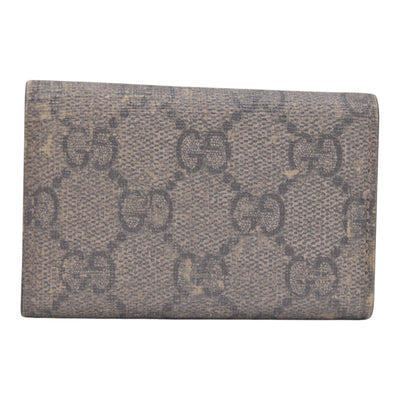$350 GUCCI Gucci GG Supreme Floral / Heart Card Case CONSIGNMENT 10021575