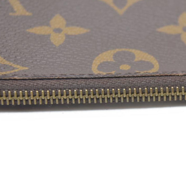 Louis Vuitton  Monogram Felicie Chain Wallet Zippered Insert Fuchsia