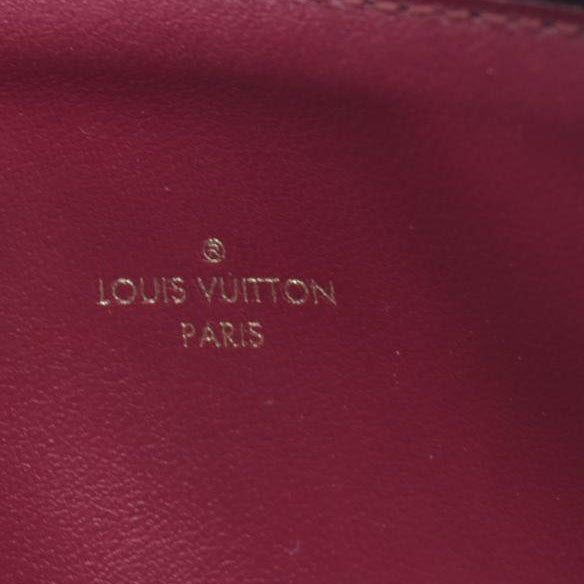 Louis Vuitton  Monogram Felicie Chain Wallet Zippered Insert Fuchsia