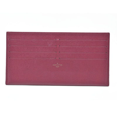 Louis Vuitton  Calfskin Pochette Felicie Card Holder Insert Fuchsia