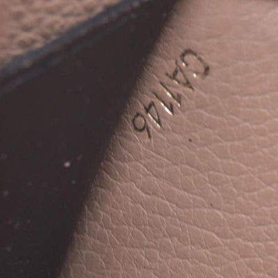 $800 2016 Louis Vuitton Monogram Empreinte Leather Emilie Wallet Black Beige CA1146 CONSIGNMENT