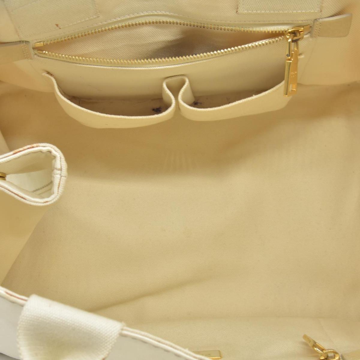 $800 CONSIGNMENT PRADA Canapa Logo Tote Grezzo