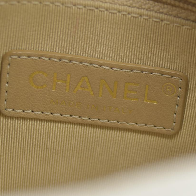 $4100 Chanel Calfskin Quilted Enchained Camera Case Bag White 2020