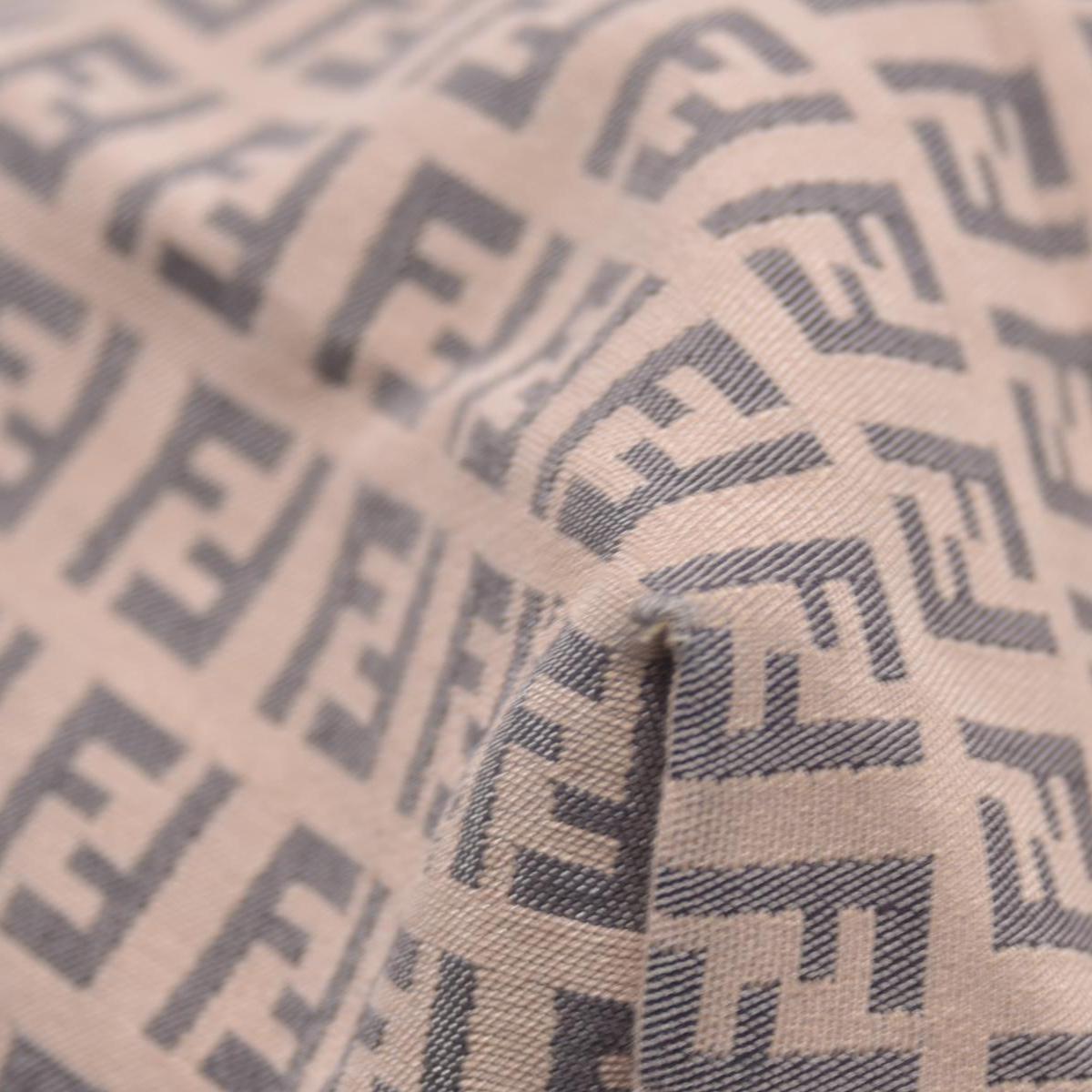 $850 FENDI Zucca Spalmati Medium Roll Tote Tobacco CONSIGNMENT