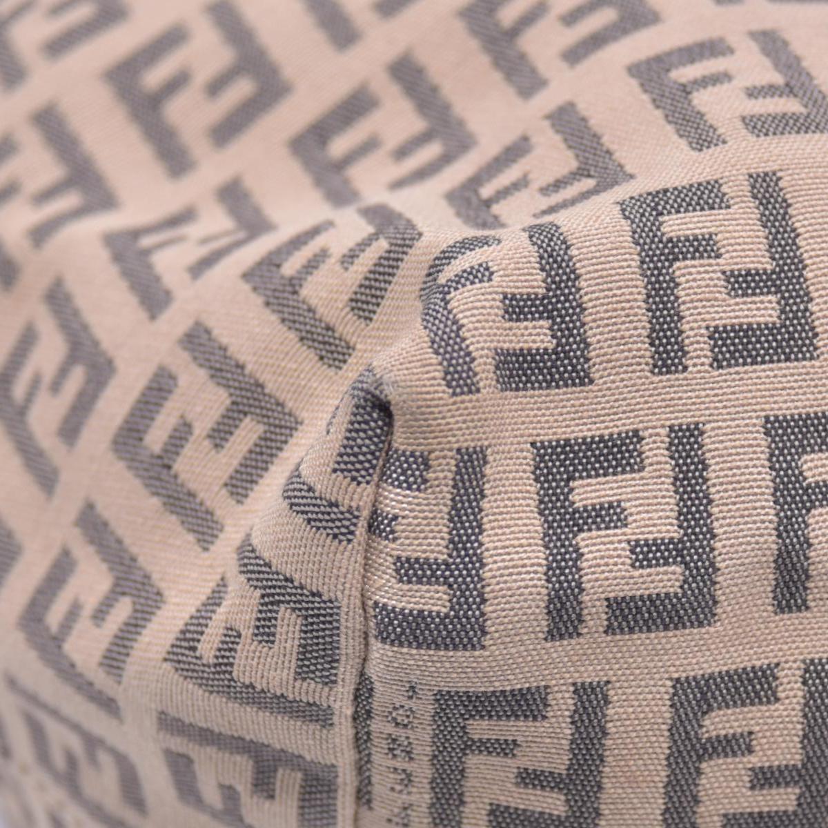 $850 FENDI Zucca Spalmati Medium Roll Tote Tobacco CONSIGNMENT