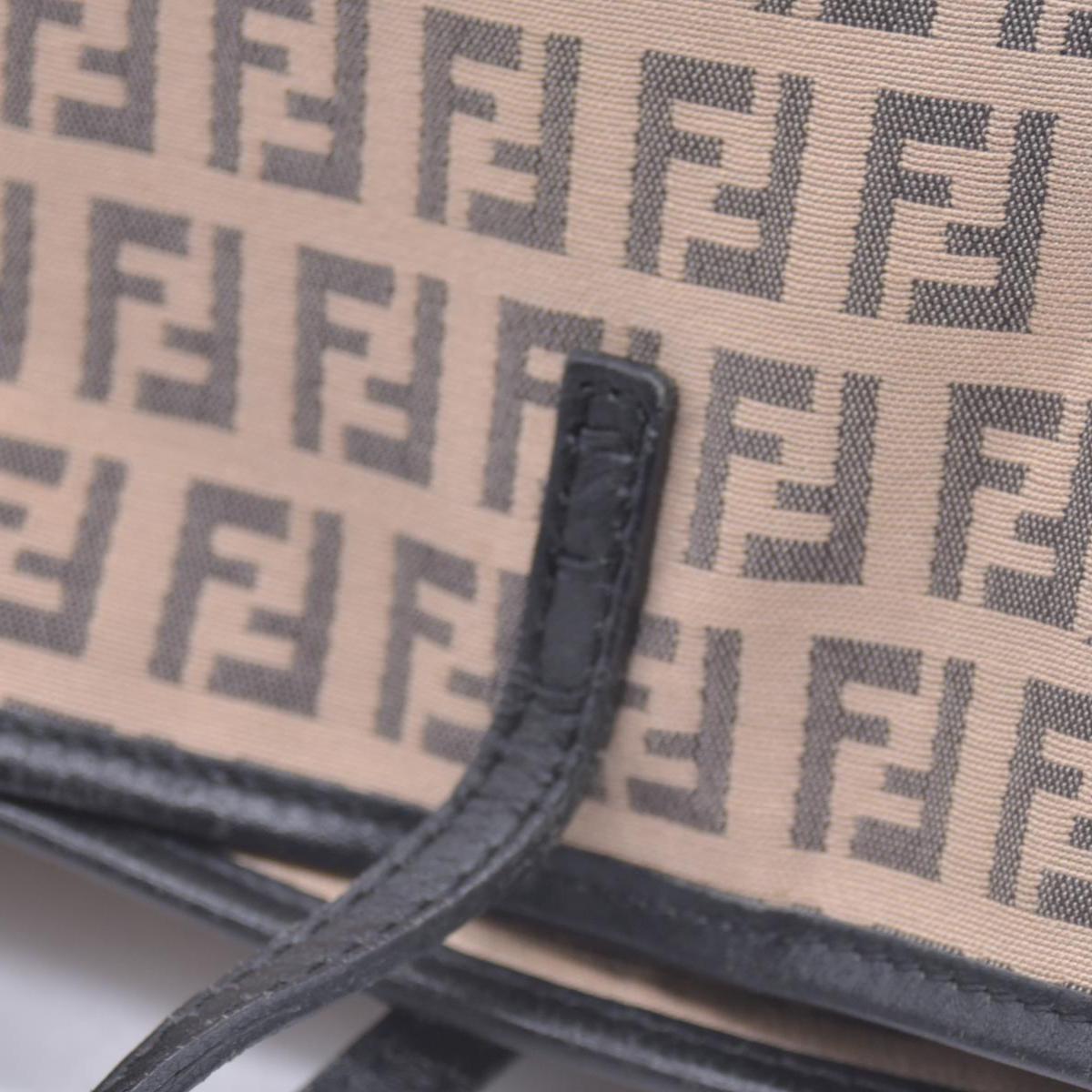 $850 FENDI Zucca Spalmati Medium Roll Tote Tobacco CONSIGNMENT
