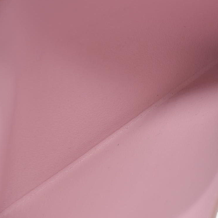 $1720 Louis Vuitton  Calfskin Felicie Card Holder Insert Rose Ballerine