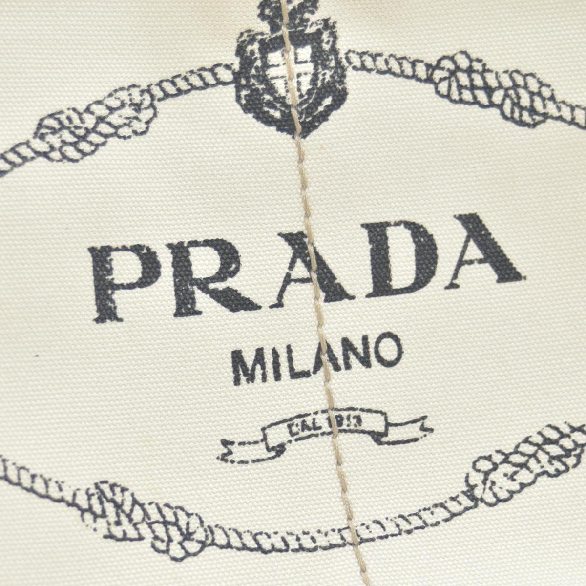 $800 CONSIGNMENT PRADA Canapa Logo Tote Grezzo