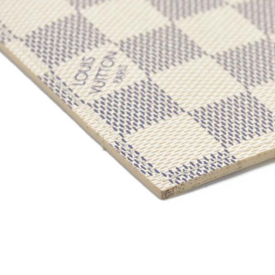 $1580 Louis Vuitton Damier Azur Pochette Félicie Wallet Zippered Insert Rose Ballerine