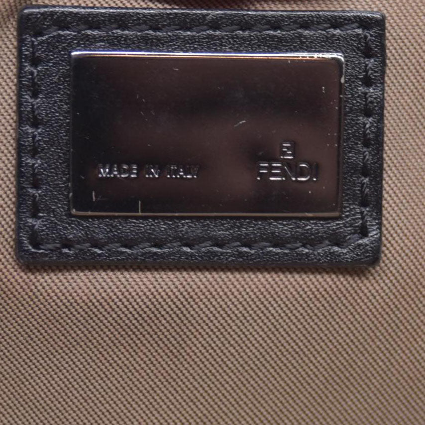 $850 FENDI Zucca Spalmati Medium Roll Tote Tobacco CONSIGNMENT