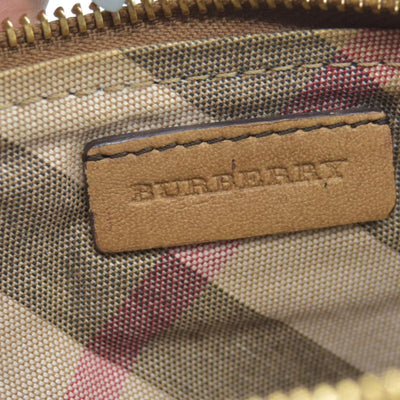 $990 Burberry  Leather Fold Over Wristlet Clutch CONSIGNMENT