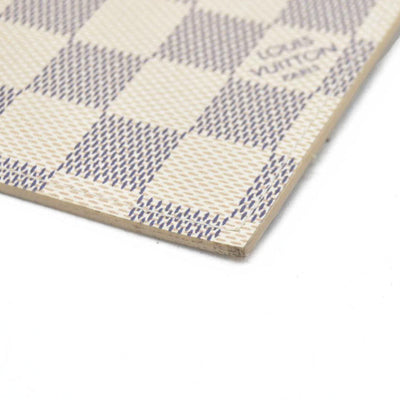 $1580 Louis Vuitton Damier Azur Pochette Félicie Wallet Zippered Insert Rose Ballerine