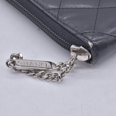 $1150 CHANEL Chanel Black Caviar CC Zip Organizer Wallet CONSIGNMENT 10021557