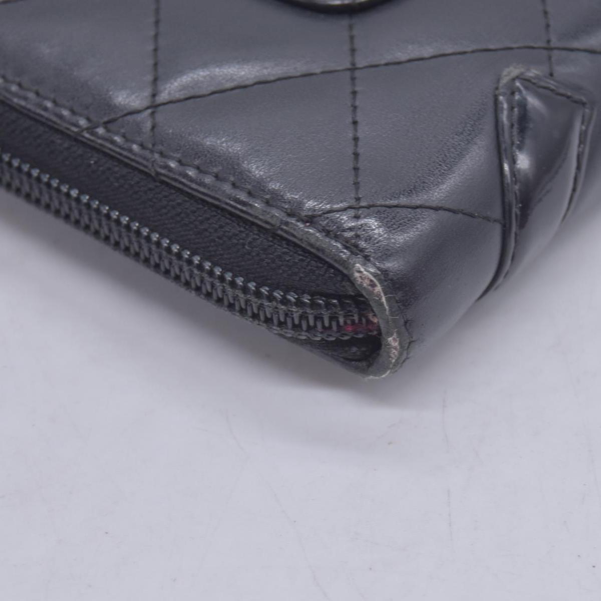$1150 CHANEL Chanel Black Caviar CC Zip Organizer Wallet CONSIGNMENT 10021557