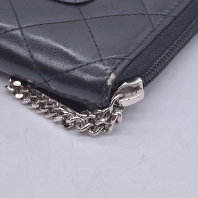 $1150 CHANEL Chanel Black Caviar CC Zip Organizer Wallet CONSIGNMENT 10021557