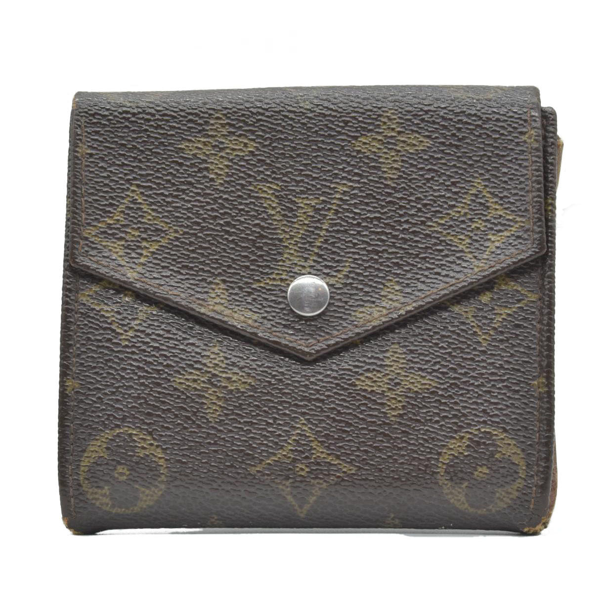 $650 1986 Louis Vuitton Monogram Portefeiulle Elise Trifold Wallet