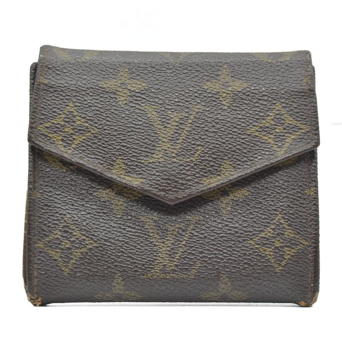 $650 Louis Vuitton Monogram Portefeiulle Elise Trifold Wallet 823