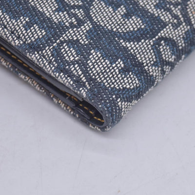 $720 CHRISTIAN DIOR Christian Dior Oblique Trotter Canvas Wallet CONSIGNMENT 10021569