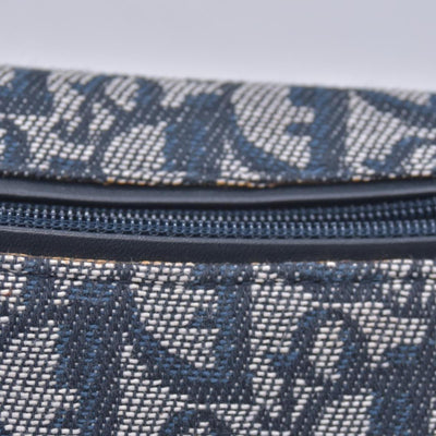 $720 CHRISTIAN DIOR Christian Dior Oblique Trotter Canvas Wallet CONSIGNMENT 10021569