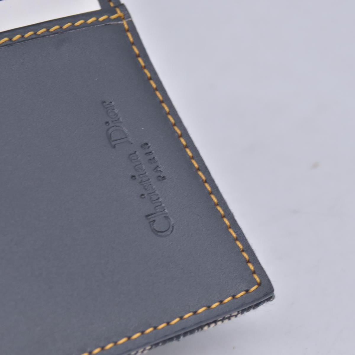 $720 CHRISTIAN DIOR Christian Dior Oblique Trotter Canvas Wallet CONSIGNMENT 10021569