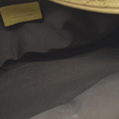 $795 Gucci  GG Canvas Half Moon Pochette CONSIGNMENT