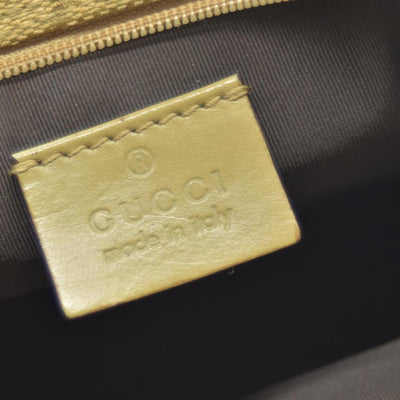 $795 Gucci  GG Canvas Half Moon Pochette CONSIGNMENT