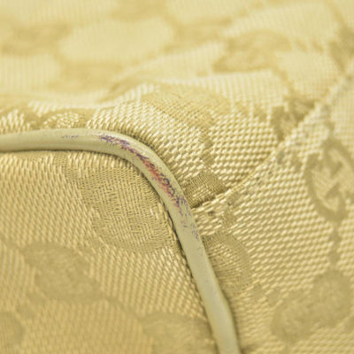 $795 Gucci  GG Canvas Half Moon Pochette CONSIGNMENT