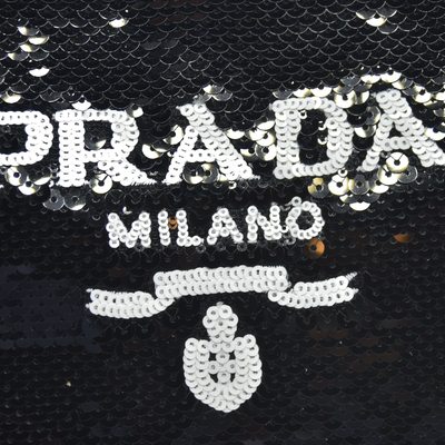 $2300 Prada Re-Edition 2000 Hobo Sequins Mini